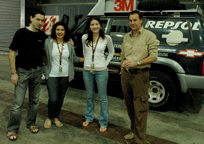 01.01.2009 Michel Mouton, znana <br>bivša francoska voznica rallijev<br>sedaj tekmuje s svojo hčerko.