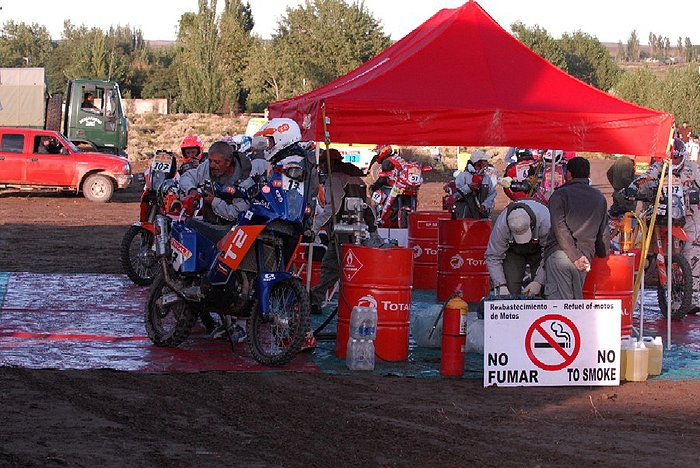 09.01.2009 Tankanje pred startom