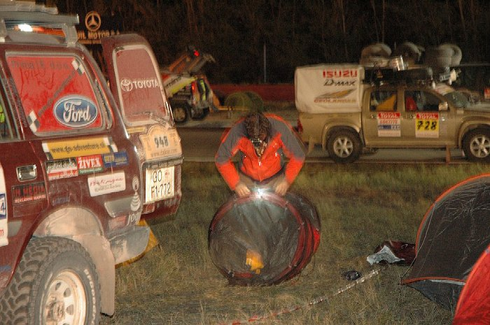 09.01.2009 Pospravljanje šotorov