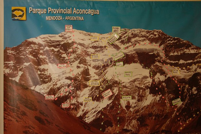 11.01.2009 slovenska smer na <br>Aconcagui