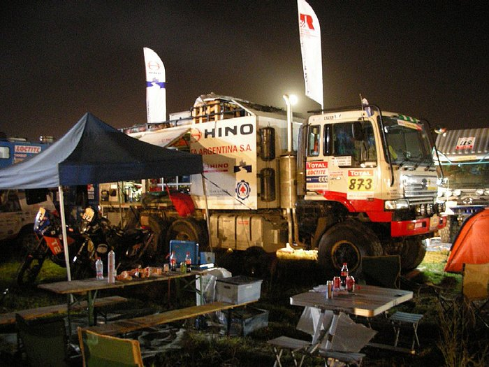 13.01.2009 Polna luna nad <br>našim kampom