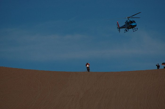 14.01.2009 Motorist in helikopter
