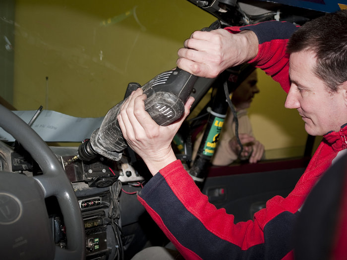 09.01.2010 Priprave na dirko -<br>Ne delajte tega v svojem avtu